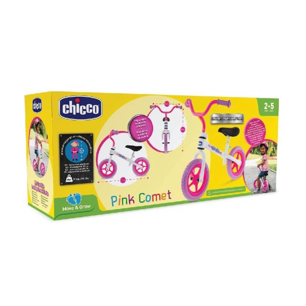 CHICCO BALANCE BIKE PINK COMET