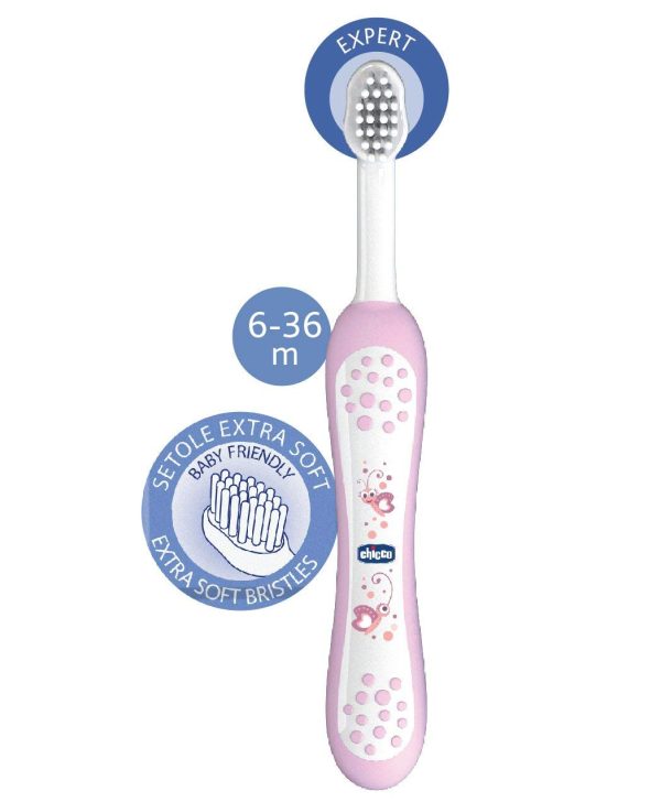 CHICCO PINK TOOTHBRUSH