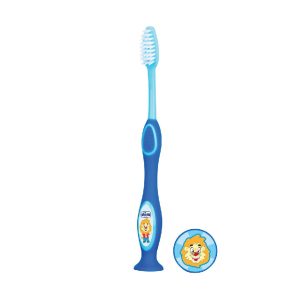 CHICCO MILK TEETH TOOTHBRUSH BLUE 3-6Y