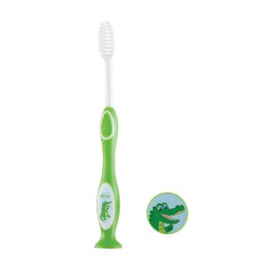 CHICCO MILK TEETH TOOTHBRUSH GREEN 3-6Y