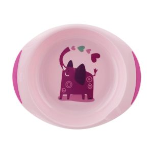 CHICCO BABY DISH SET 12M+ GIRL