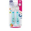 CHICCO METAL CUTLERY 18M+ BOY