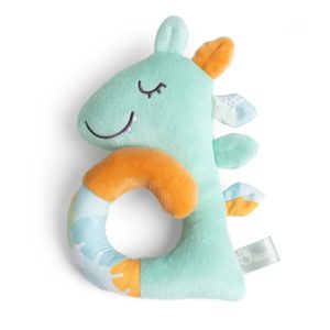 Chicco Baby Dino ของเล่นเขย่าไดโนเสาร์ เสริมพัฒนาการเด็ก 3-24 เดือน พร้อมลูกปัดเสียงในตัว ฝึกกล้ามเนื้อมือและพัฒนาการการฟัง