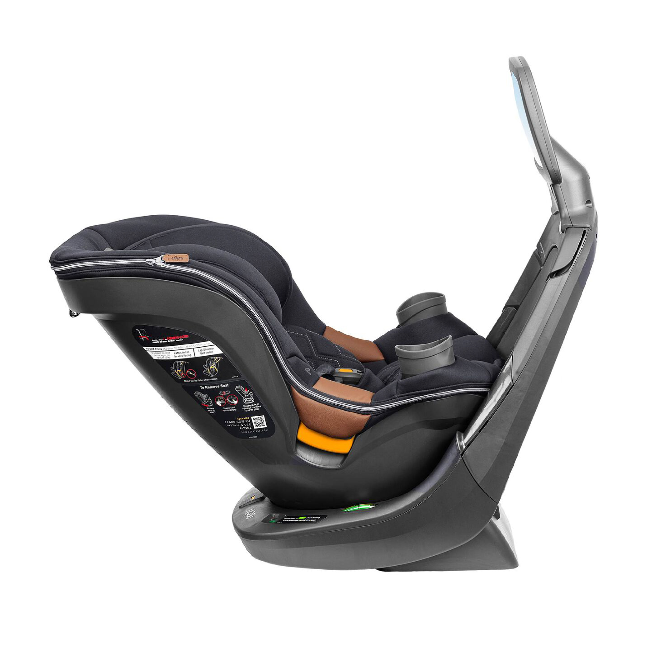 CHICCO FIT360 ZIP CLEARTEX CAR SEAT-JET คาร์ซีท - Image 8