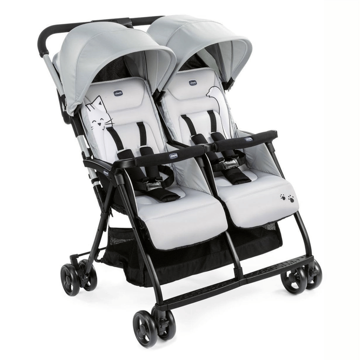 CHICCO OHLALA TWINS-SILVER CAT