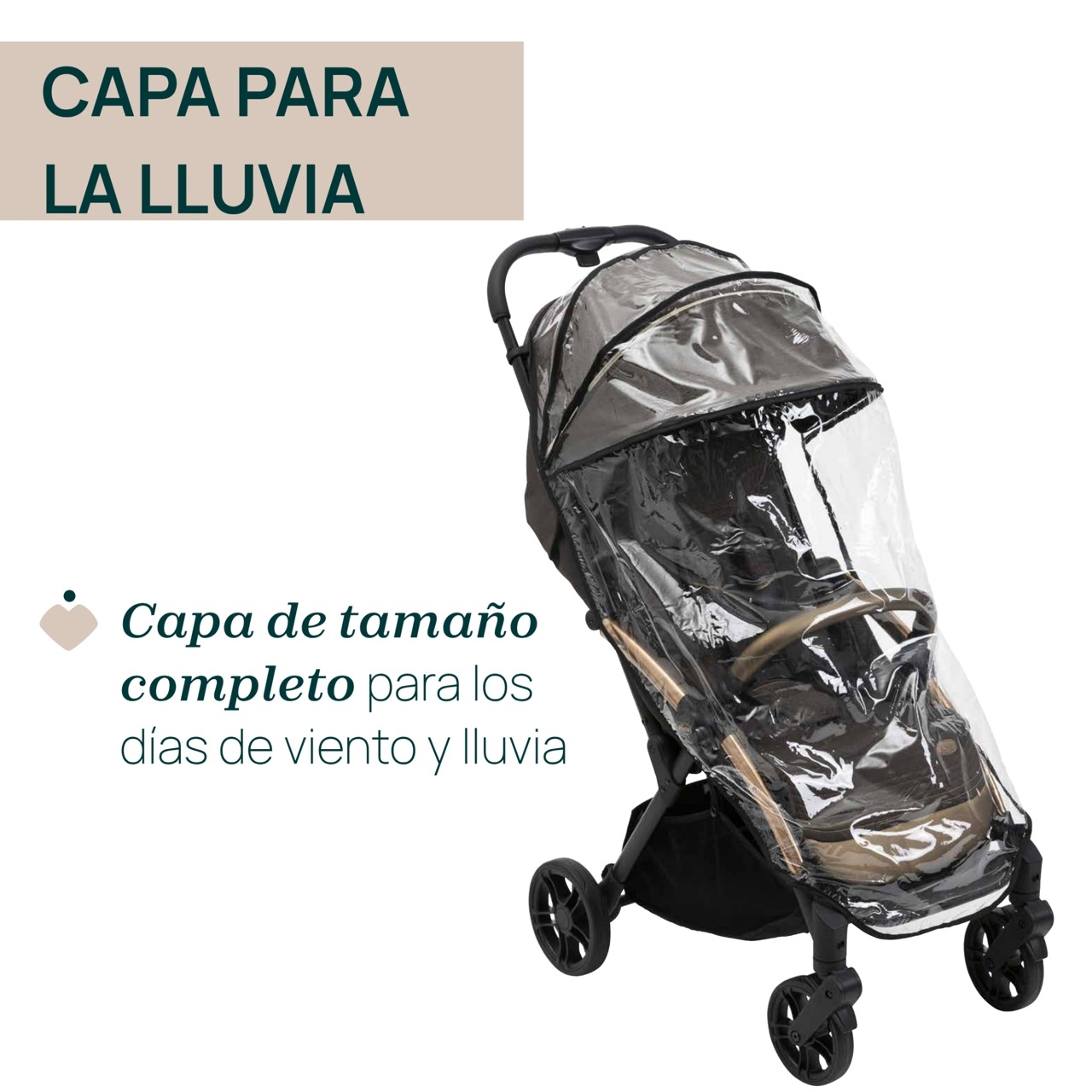 CHICCO GOODY XPLUS STROLLER-BRONZE LIZARD RELUX - Image 6