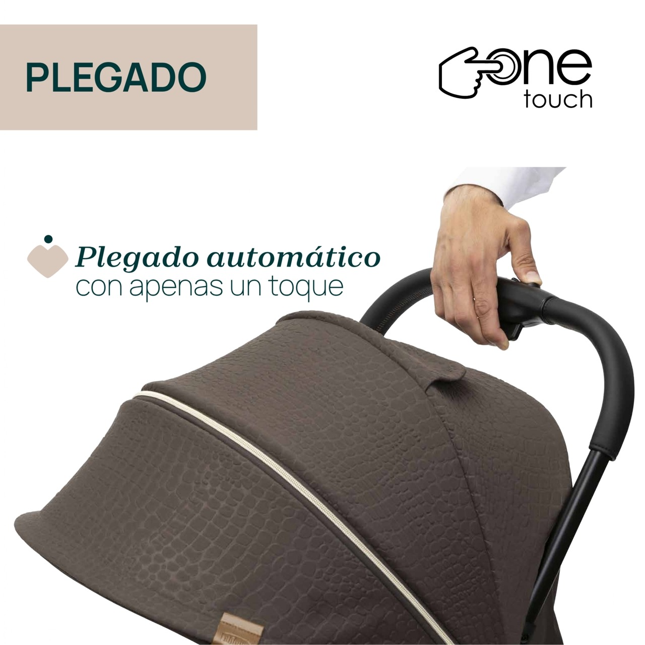 CHICCO GOODY XPLUS STROLLER-BRONZE LIZARD RELUX - Image 4