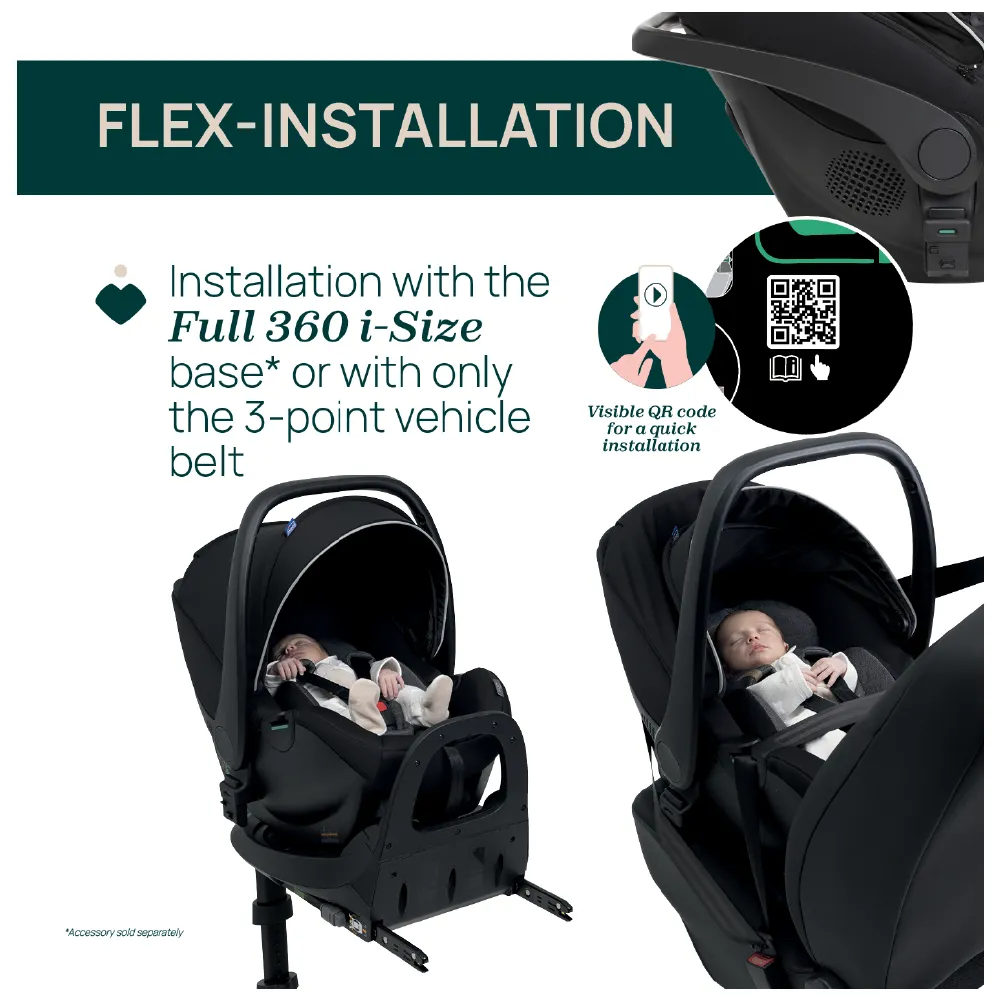 CHICCO KORY ESSENTIAL I-SIZE CAR SEAT BLACK คาร์ซีท - Image 7