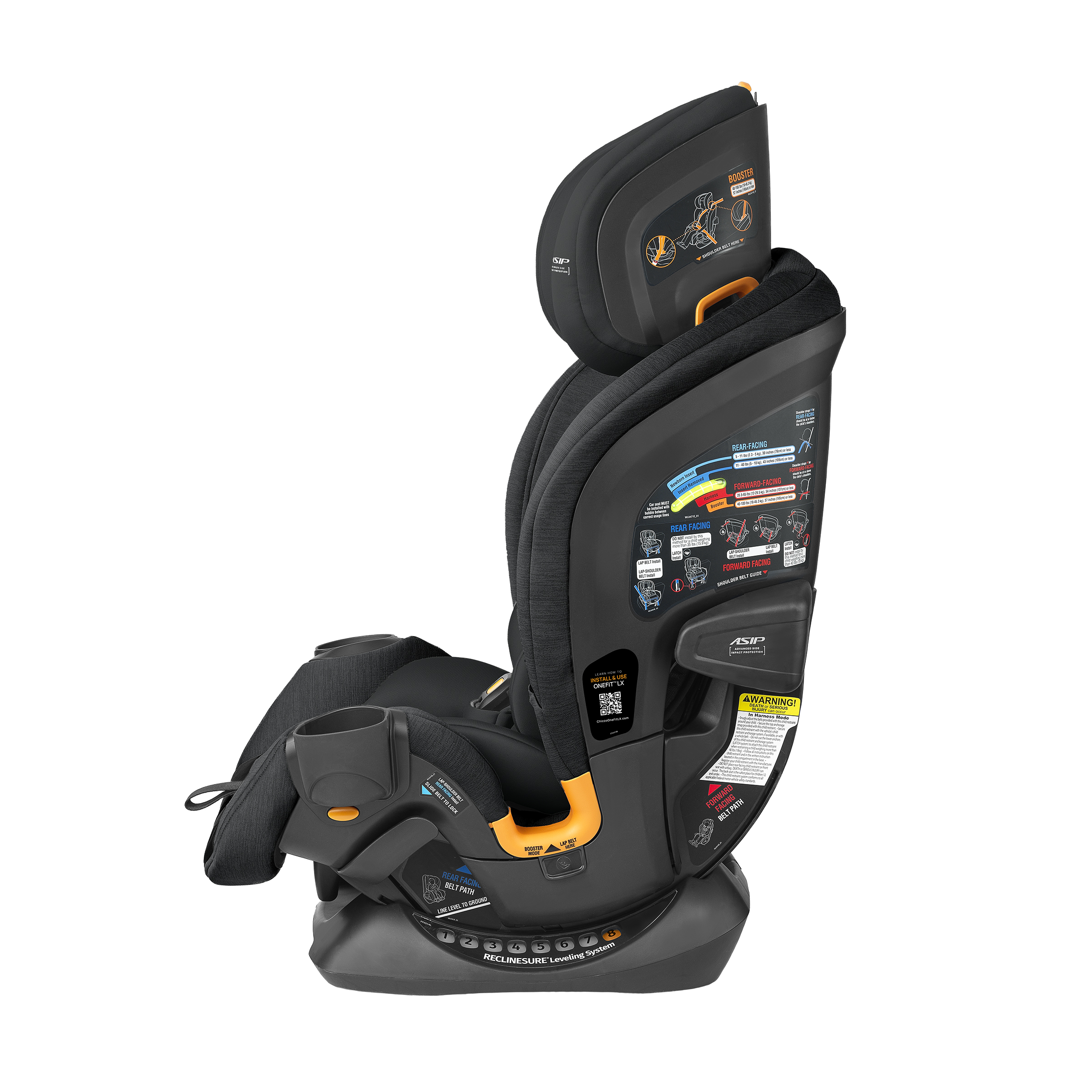 Chicco OneFit™ Max ClearTex® All-in-One Car Seat คาร์ซีทเด็กแรกเกิด - Image 3