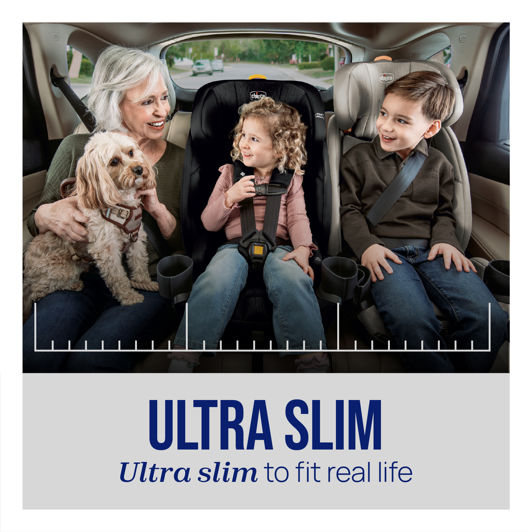 Fit3x ClearTex Ultra-Slim All-in-One Car Seat - Black - Image 15